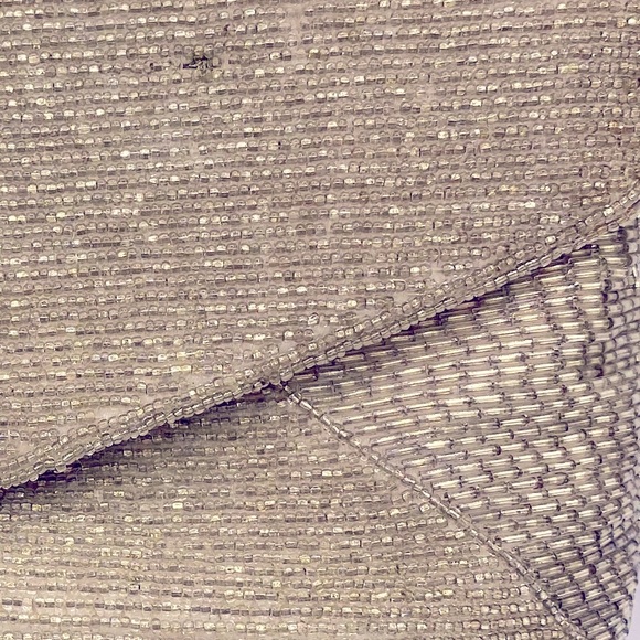 Vintage DELILL Elegant Gold/ Champagne Beaded Clutch Handbag Handmade In China - Picture 3 of 11